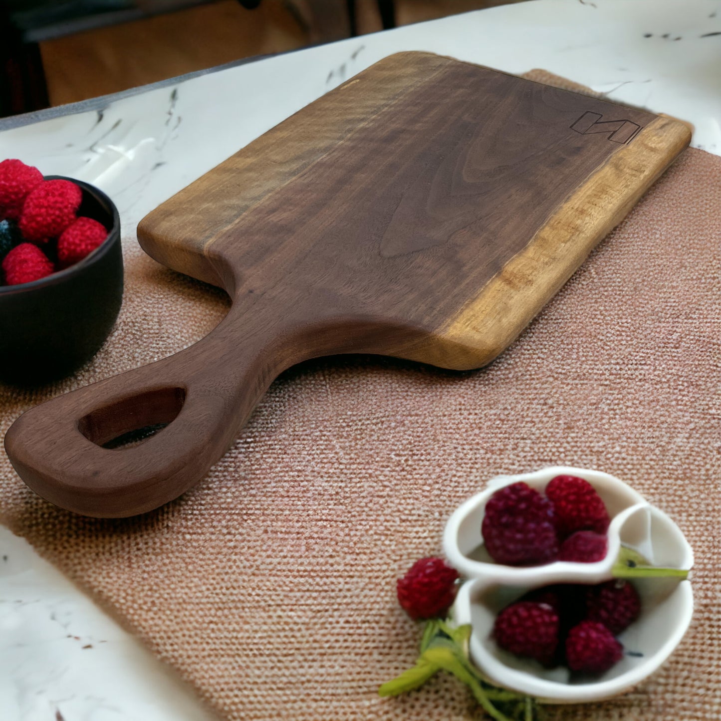BLACK WALNUT CHARCUTERIE BOARD