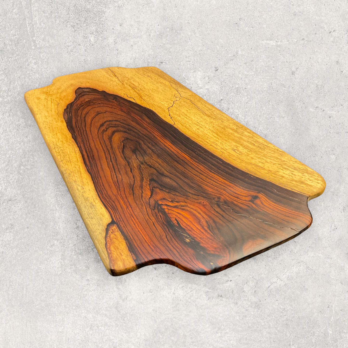 EXOTIC WOOD SERVING TRAY