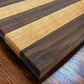 OAK & WALNUT STRIPED CUTTING BOARD