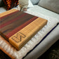 OAK WALNUT BLOODWOOD CUTTING BOARD