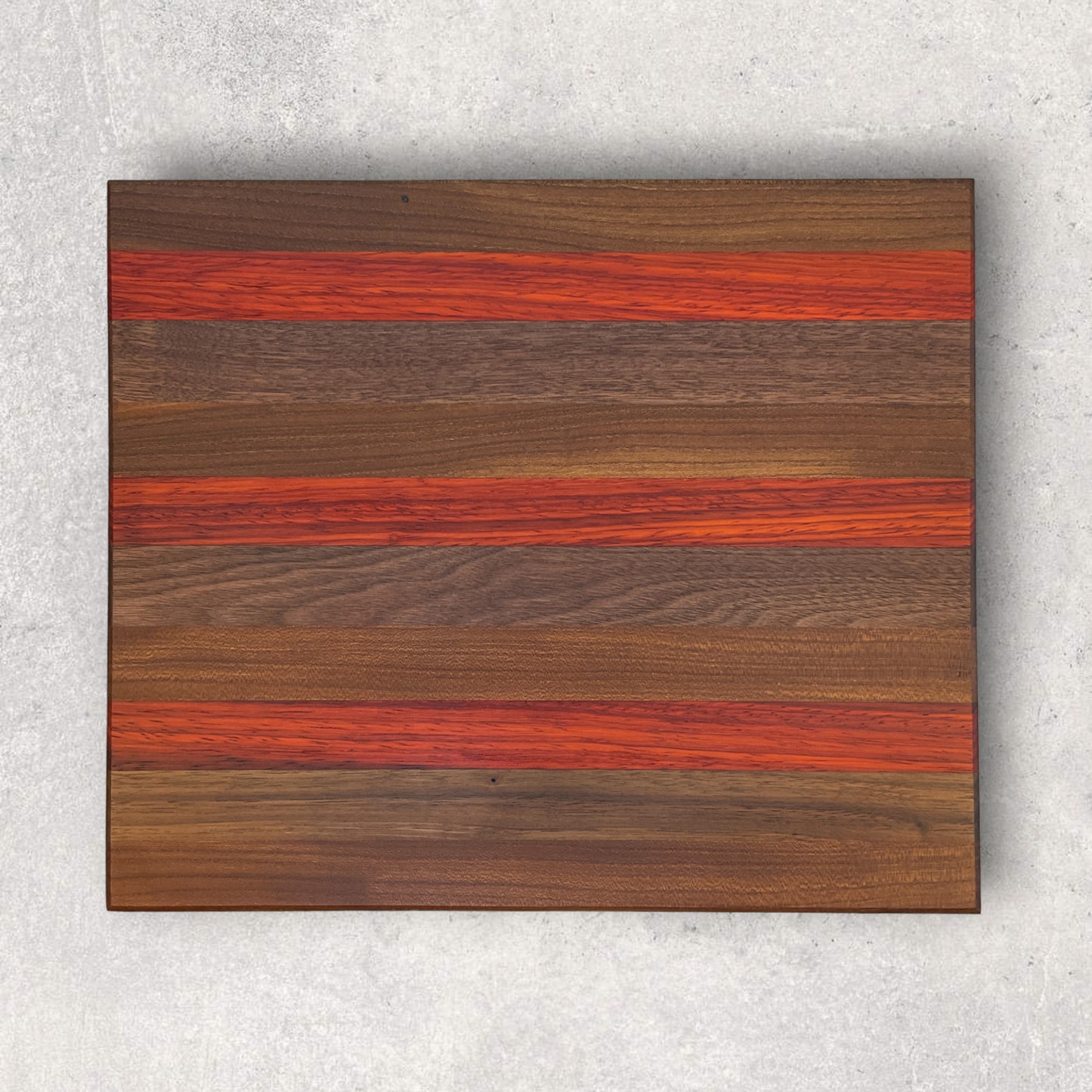 WALNUT PADAUK CUTTING BOARD