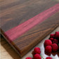 WALNUT PURPLE HEART CUTTING BOARD