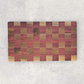PURPLE HEART/WALNUT END GRAIN CUTTING BOARD